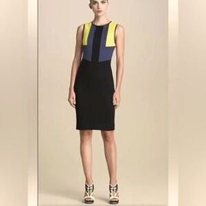 Jason Wu Colorblock Sleeveless Dress